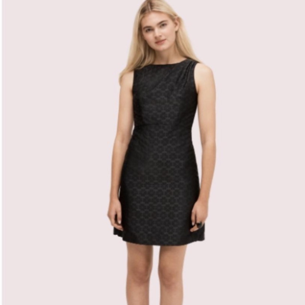 Kate Spade  Mainline Flower Jacquard Dress